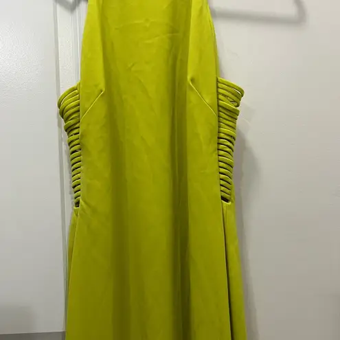 Badgley Mischka Key Lime Gash Gown Size 8 US $660