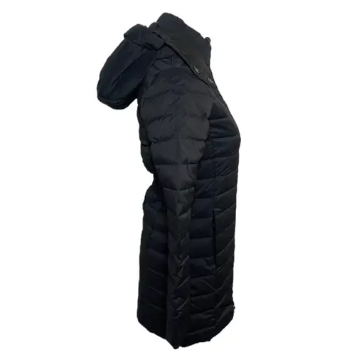 WHITESKY Women's Down Jacket XXS – Waterproof, 650+ Fill, Removable Hood Black