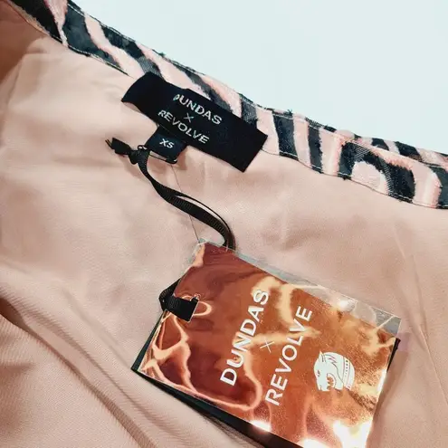 DUNDAS x REVOLVE Ramone Mini Dress in Black Tiger XS