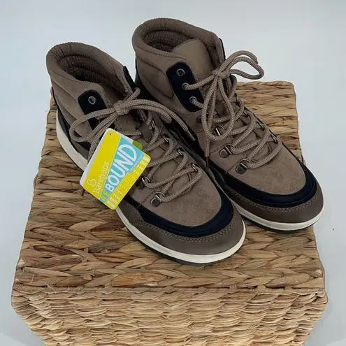 Bare Traps Kamber Lace Up Hiking Boot Taupe Size 10 New Tan