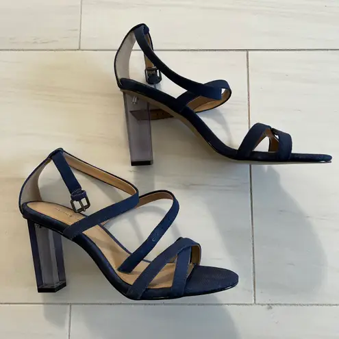 Luxury Rebel Driscoll Blue Denim Heels