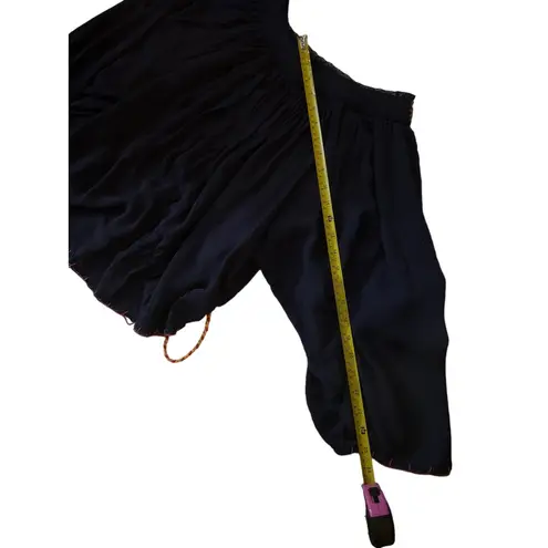 Rocks & Indigo Embroidered Floral Top M Boho Hippie Costal Cowgirl Coconut Girl Orange Size M