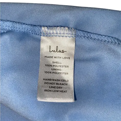 Lulus Forever Darling Blue Gingham Burnout Tie