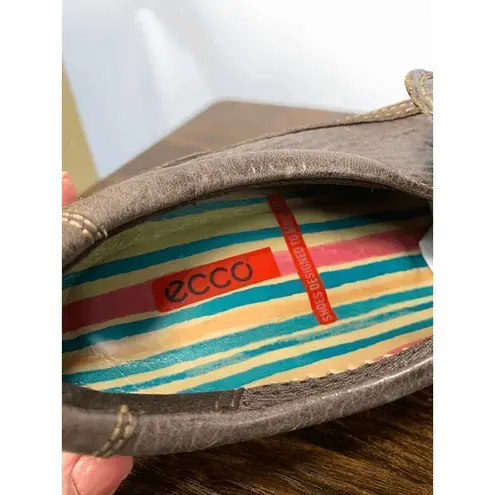 Ecco Jump Women's Schwarz Damen 16483 Slipper Slip On Shoes Brown EU 39