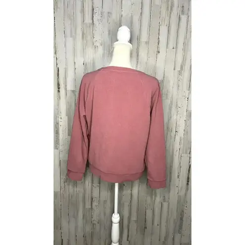 Marc New York Marc New York Women's Medium Pink Crewneck Pullover Sweater Sweatshirt