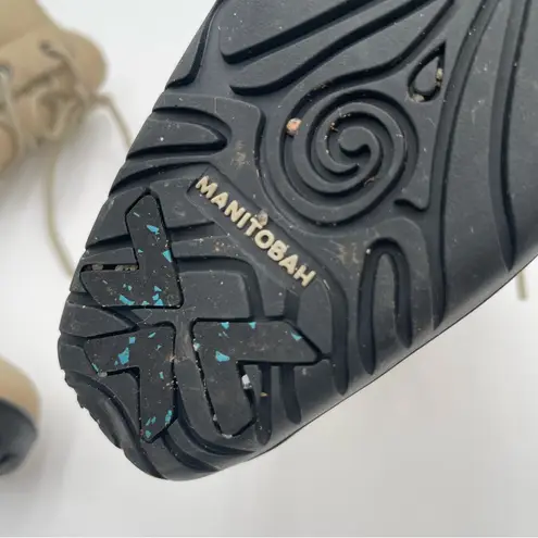 Manitobah Women’s 7 Waterproof Tundra Mukluk Leather Lace Boots Shearling