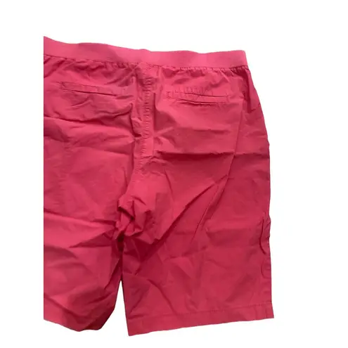CHICOS Womens Coral Red Bermuda Shorts Size 1.5/M/10 Size M