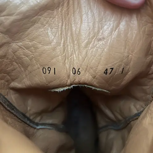 Stetson Brown Western Cowboy Boots with Cutout Design