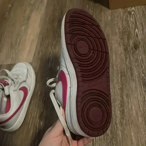 Nike  Court Borough Low 2 Gs Pure Platinum Pink Prime