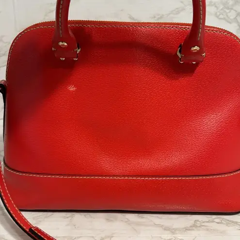 Kate Spade  Rachelle Wellesley Leather Crossbody Bag Shoulder Bag purse in red