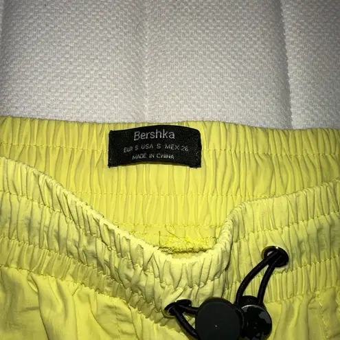 Bershka  neon yellow pants