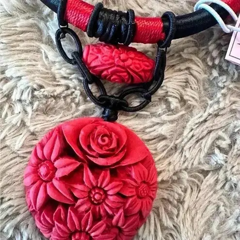 Ana capri Jewelry Two Necklaces One Bracelet See Pictures New Red