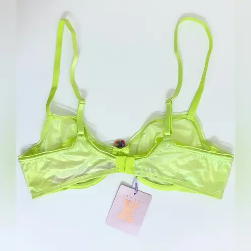 Savagexfenty NWT Savage x Fenty X-Ray Vision Unlined Demi Bra - Space Age Foil - 36B