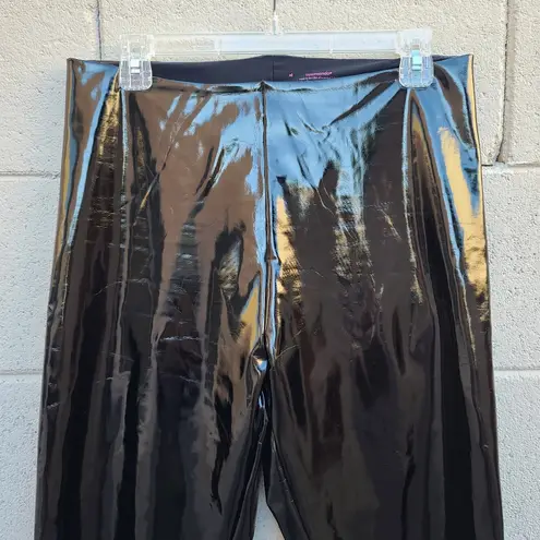 Commando  | Black Faux Patent Leather Perfect Control Catwoman Leggings Size XL