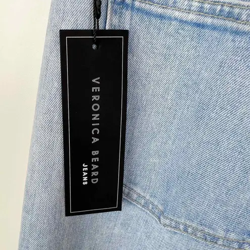 Veronica Beard NWT Blake Crop Straight Leg Jeans in Aire Sz 27 Denim Everyday