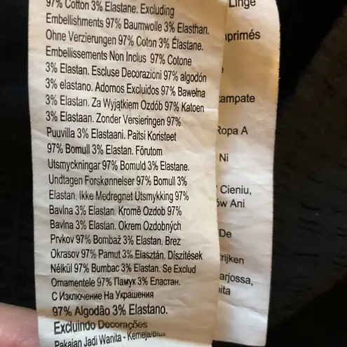 Cotton On  Square Neck Puff‎ Sleeve Smocked Back Cropped Top Size S Black NWT