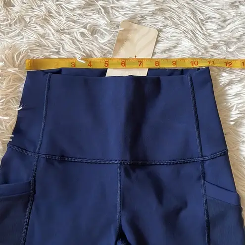 Fabletics  WOMENS ON THE GO ULTRA HIGH WAISTED SHORT 6" COLLEGIATE NAVY SIZE XS - Image 6