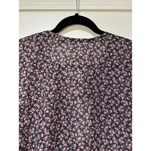 Mcguire From Nordstrom Women's Peasant Blouse Peplum Bottom Size XS NWT