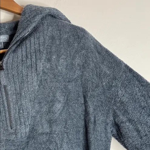 Barefoot Dreams Cozy Chic Lite Knit Half-Zip Kangaroo Pocket Tunic Sweater sz XL