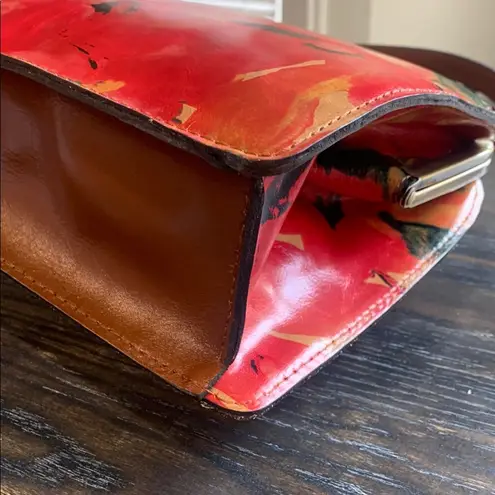 Patricia Nash Trikomo Spring Multi Printed Top Handle Satchel Bag NWT