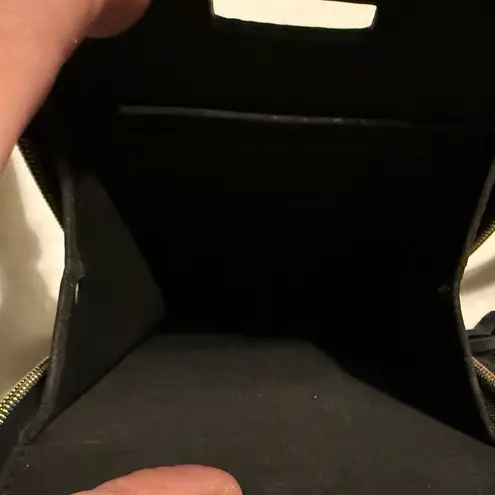 Maje Embossed Leather Adjustable Black Crossbody Phone Case