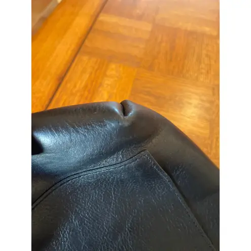 Madewell  The Zip-Top Medium Transport Leather Tote Black