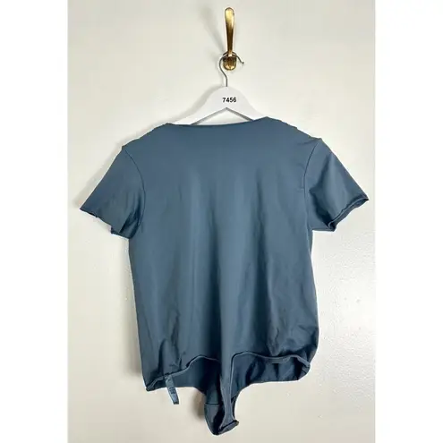 SKIMS Essential T-Shirt Thong Bodysuit in Arctic Size 4X/5X