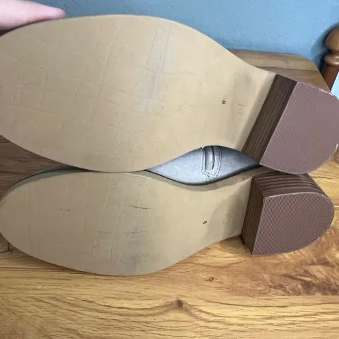 Seychelles Suede Ankle Boots Size 8 Side Cut Out Beige Tan Zip Casual Boho NEW