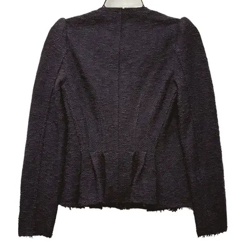 Rebecca Taylor Boucle Tweed Navy Jacket