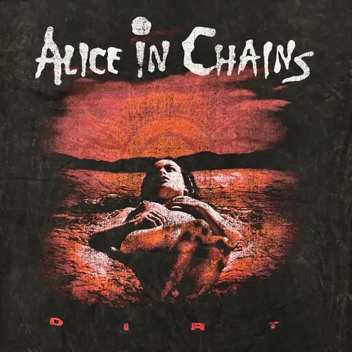 Alice In Chains Dirt Est 1987 Rock Band Mineral Wash T-Shirt Size Medium