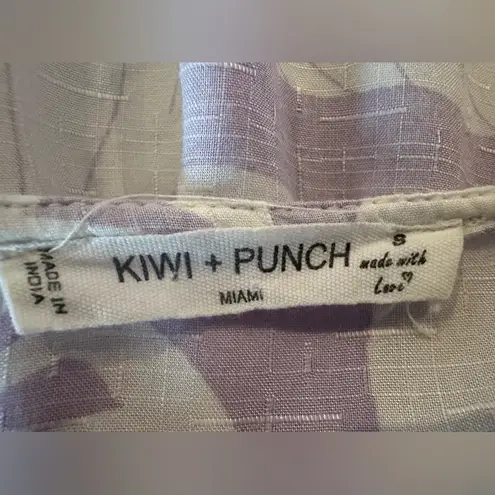 Kiwi + Punch Lilac and White Floral Women's Dress (647) Purple