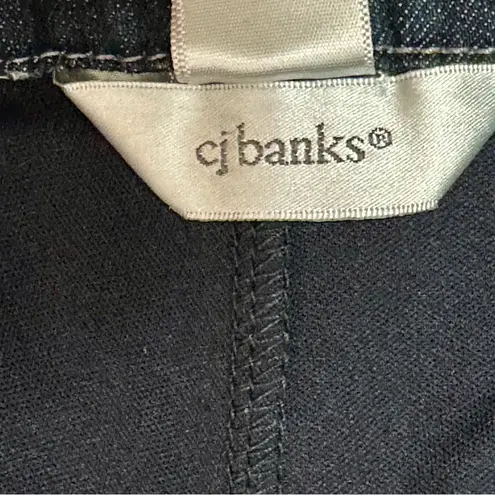 cj banks Preppy Blue Jeans Denim Skort Skirt Women Sz 20W Casual Western Cowgirl