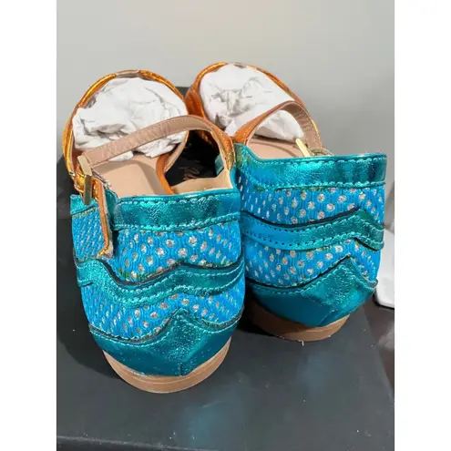 Dream Walkers Kusama Orange 37 Women's Flats Handmade in Spain Size 6.5