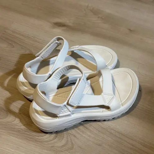 Teva Womens White Size 7 Hurricane Drift Outdoor Waterproof Adjustable Strap