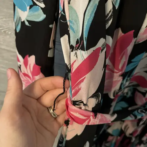 Charles Henry Floral Button Down Sheath Dress Size XS NWT