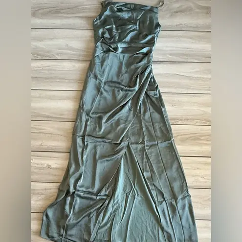 Birdie Grey Lydia Dress Green Medium NWT