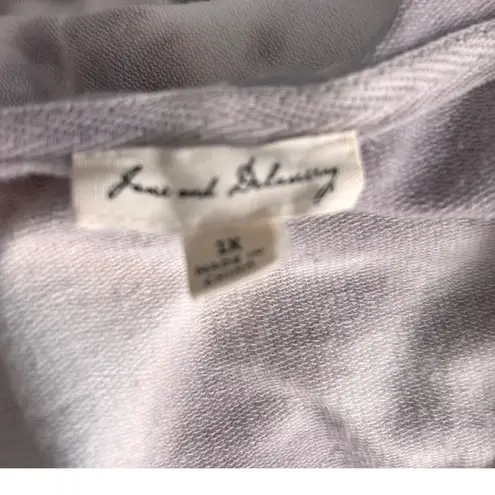 Jane and Delancey Womens Hoodie Size 1x Tie Dye Soft Comfy Athleisure Lounge