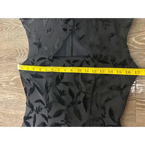 La Belle Silk Burnout Velvet Mini Dress