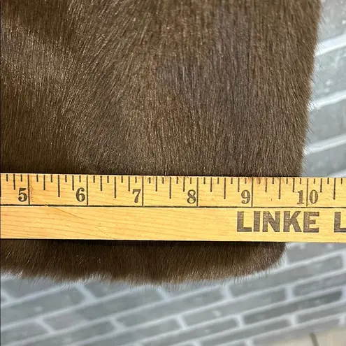 We Wore What Flare in Black Faux Fur Straight Leg Women’s Size 24