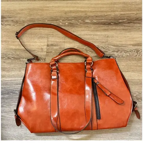 Unbranded Burnt Orange Leather