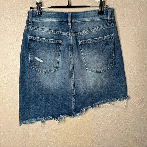 DL1961  Asymmetrical Georgia Denim Mini Skirt Small