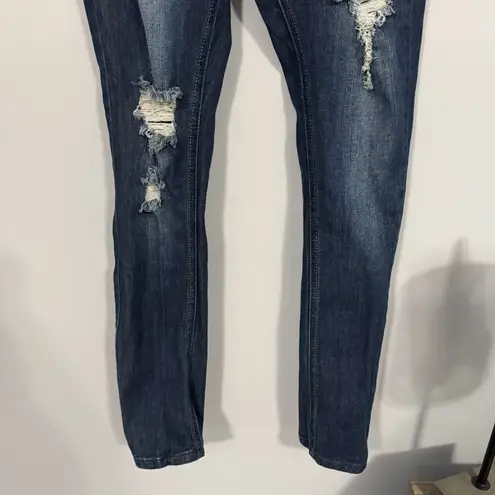 Machine Jeans Inc Machine pour neuf mode Distressed Ripped Skinny Jeans Juniors Size 9 Women's Size 30
