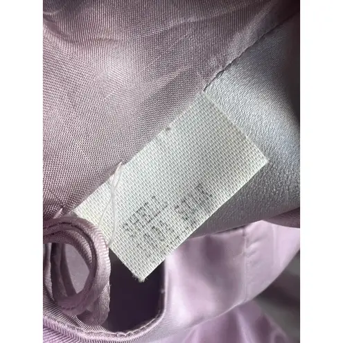 Carolina Herrera Drape Back Silk Gown in Purple