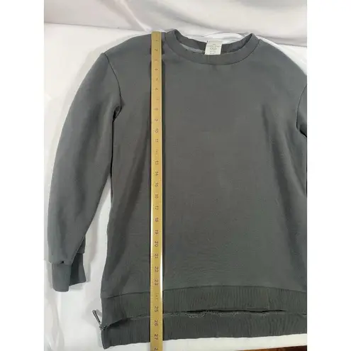 Varley Oversized Sweatshirt Side Zipper Pullover Dark Gray Women’s Size Small