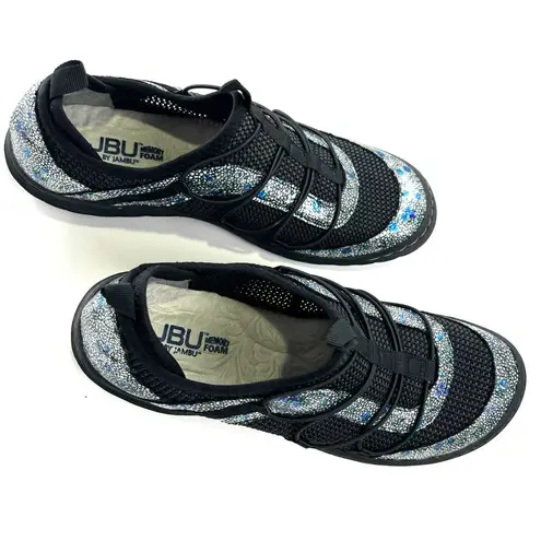 Jambu JBU by Women's Slip-On Shoes Brandi Multi Blue Floral Size 9.5 Casual