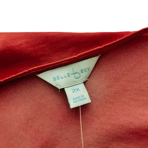 Belle Sky Burnt Orange Romper