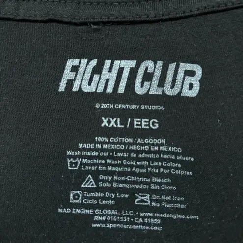 The First Rule of Fight Club You Do Not Talk About Fight Club T-Shirt Size XXL