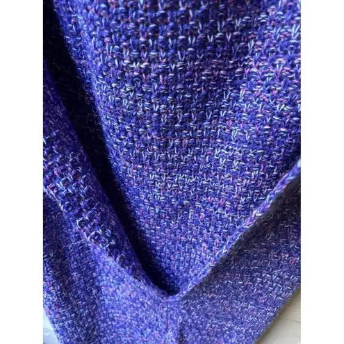 Mermaid Snuggle Blanket Purple pink white Adult Size Tail Knit Sleeping Bag