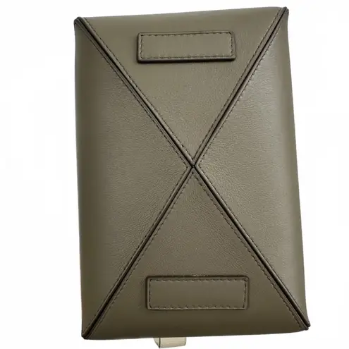 Strathberry Lana Midi Bucket Bag Leather Khaki/Caramel/Diamond NWT Brown