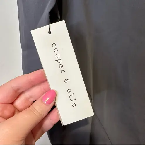 Cooper and Ella NWT grey blouse size large